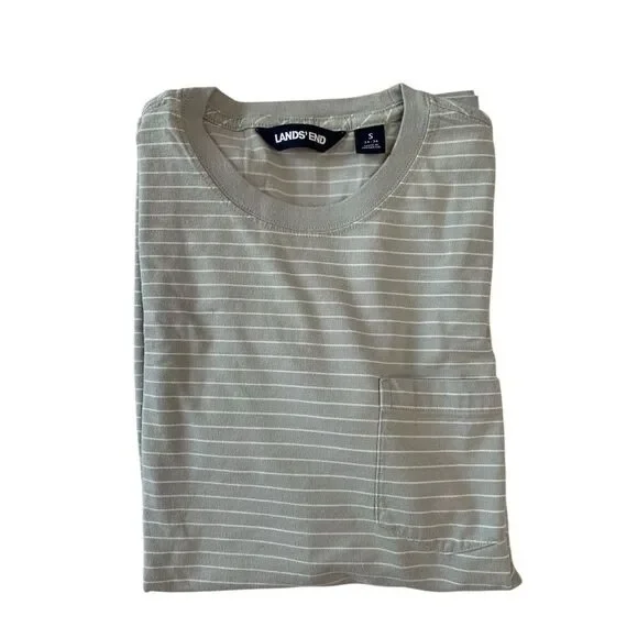 Lands' End Men's Striped T-Shirts BUNDLE Lot of 3 Size S - Picture 4 of 5